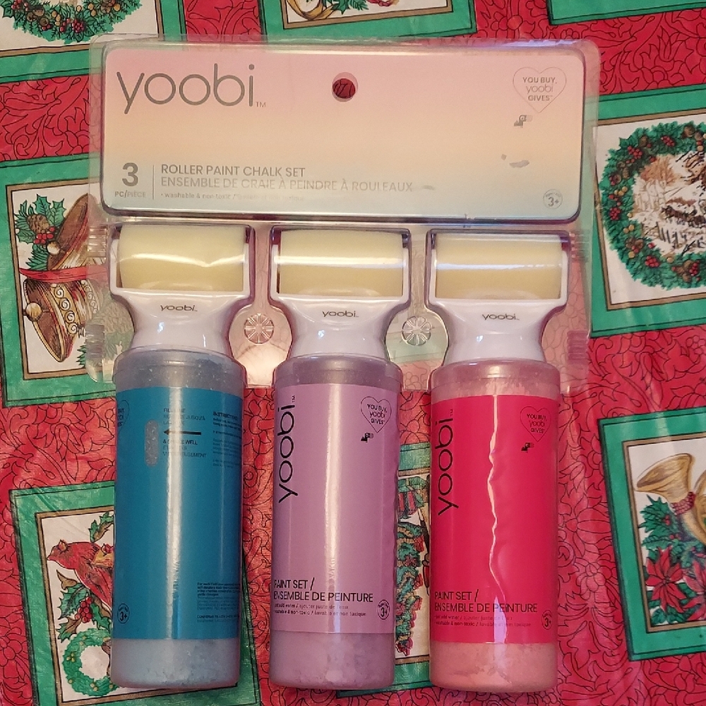 Yoobi ~Roller Paint Chalk Trio